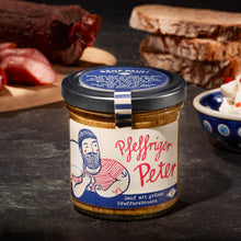 Laden Sie das Bild in den Galerie-Viewer, Pfeffriger Peter: Senf mit grünen Pfefferkörnern