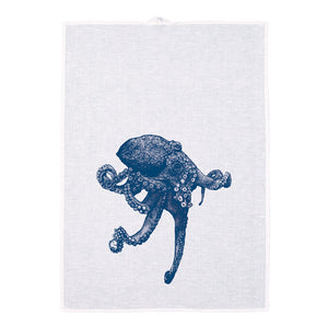Geschirrtuch Oktopus blau