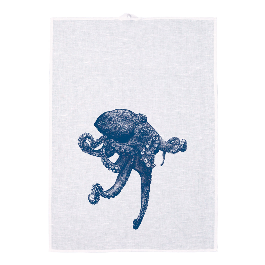 Geschirrtuch Oktopus blau